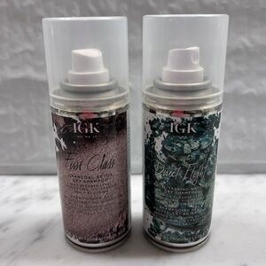 IGK DRY SHAMPOO SET OF 2 - FIRST CLASS AND DIRECT FLIGHT - 2 OZ EACH